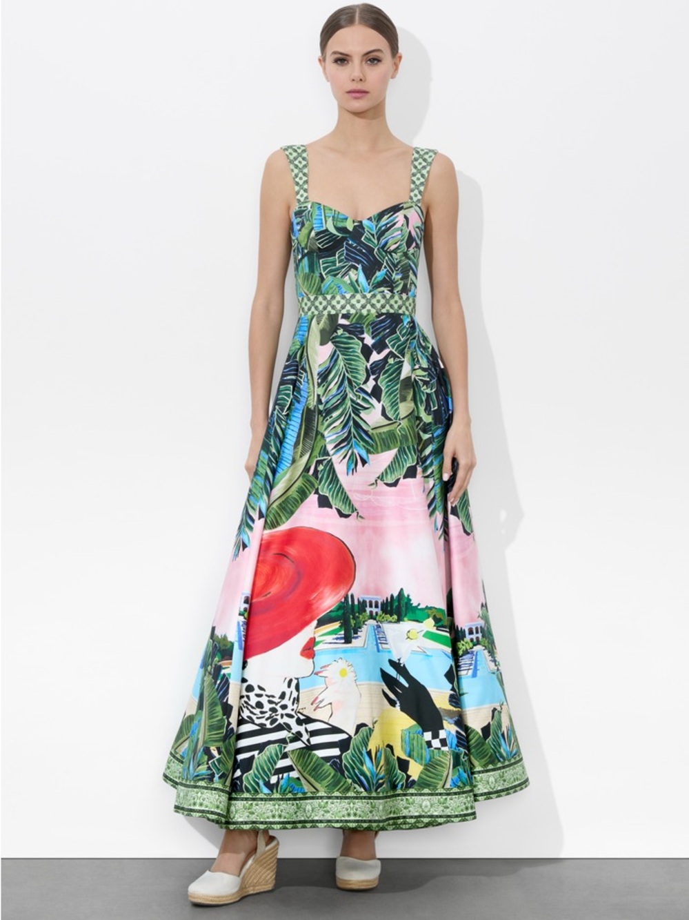 ALICE + OLIVIA AFIA FIT AND FLARE DRESS AFIA FIT AND FLARE DRESS SIZE 6 - Picture 6 of 8